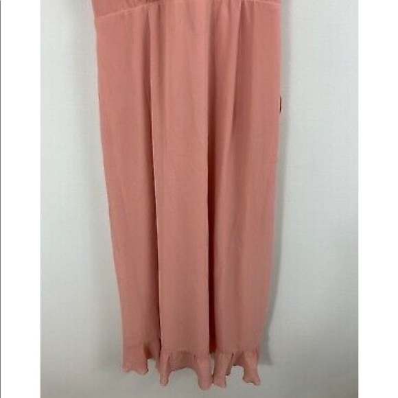 Show Me Your Mumu Pink Ruffle Granada Dress Size Medium - Picture 9 of 11